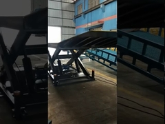 Тяжелая стационарная ножничная подъемная платформа с длинными губами