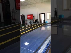 Автоматическая резка ПВХ ткани для механизированного укрытия погрузочного дока