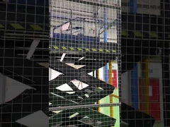 Стационарный ножничный подъемный стол устанавливается на складе клиента для погрузки и разгрузки