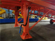 10 Ton Mobile Container Loading Ramps Fast Efficiency Working In Yard Orange Color
