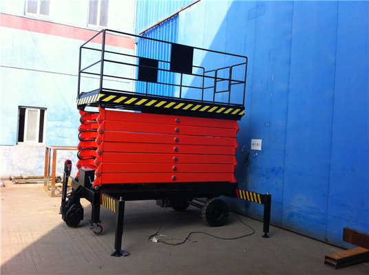 12M Over Height Protected Device Electric Aerial Hydraulic Portable Scissor Lift Table