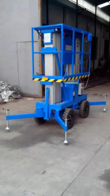 High Chassis Specially Outdoor Aerial Working Aluminum Mast Elevated Work Platform