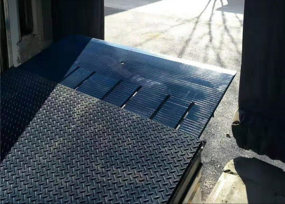 Telescopic Dock Leveler With Retractable Lip Facilitate The Safe Loading And Unloading Of Fully Loaded Trucks