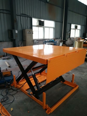 Small Stationary Hydraulic Lift Table,3000kg Electric Hydraulic Lift Table With 400mm Lip