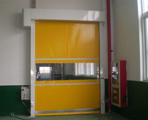 Дверь высокоскоростного PVC дверей, раздела для мастерской и чистая комната которое напряжение тока AC220V 50HZ