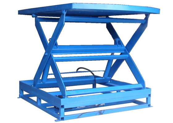 Automatic Hydraulic Dock Lift, Truck Dock Lift With Scissor Mechanism For Warehouse Loading